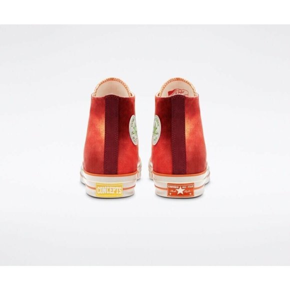 Converse Chuck 70 Hi Southern Flame Men's Sneaker Shoe Limited Orange 170590C - Picture 6 of 8